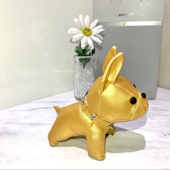 French Bulldog Bag Charm in Gold - Picture 4 of 5